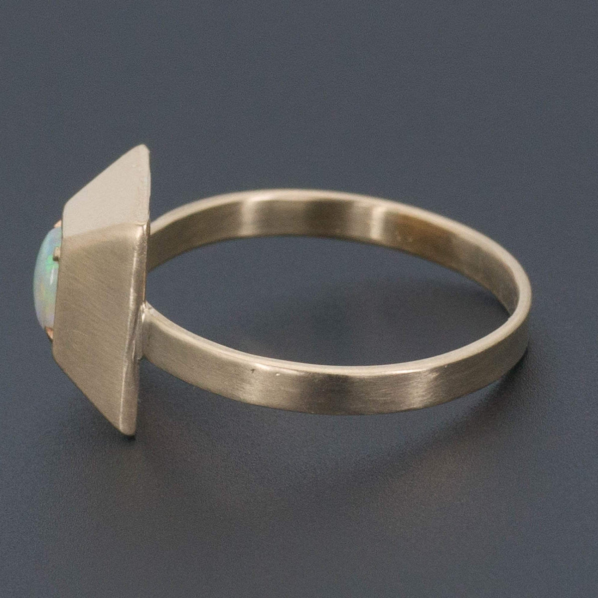 Vintage Opal Ring | Pyramid Ring - Trademark Antiques