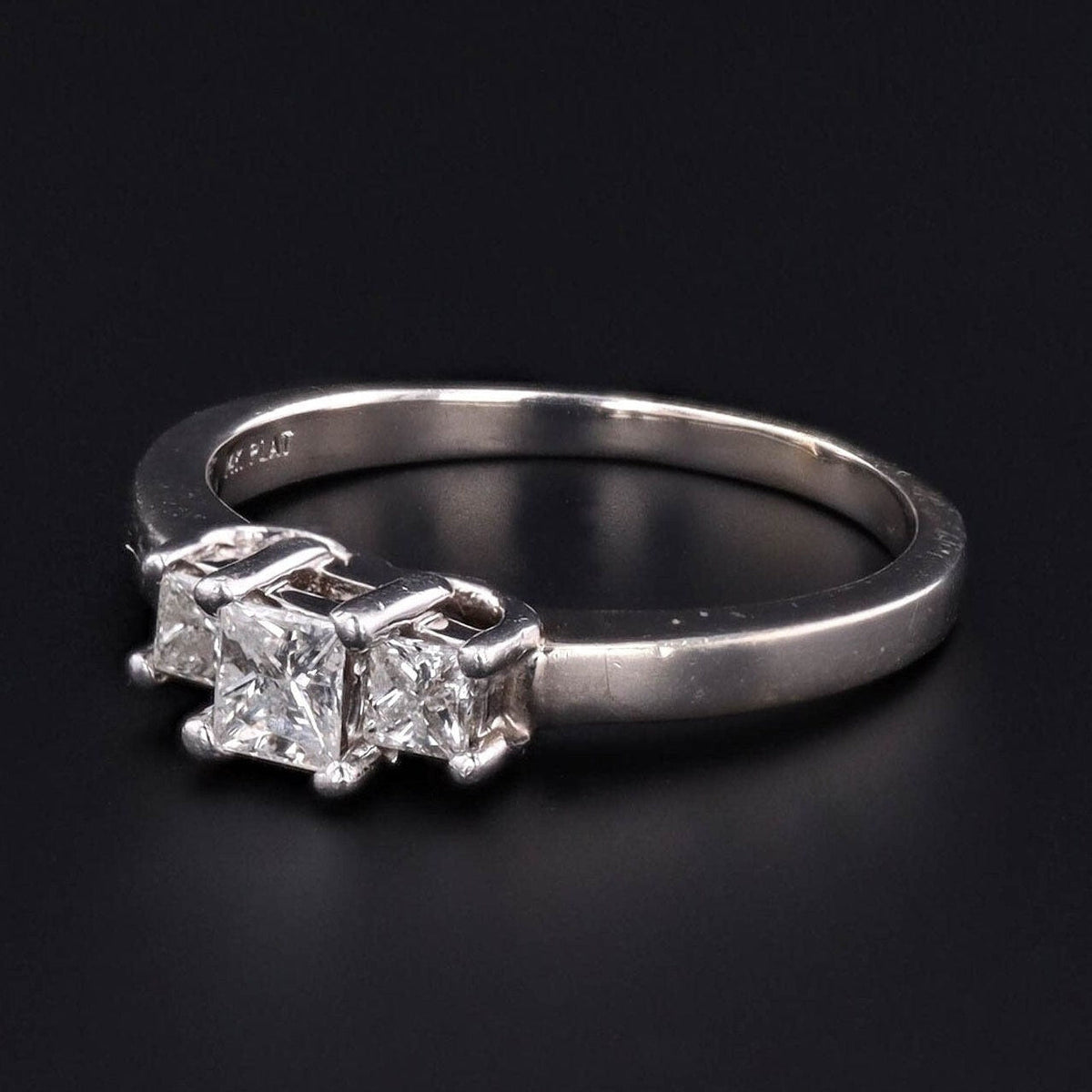 Vintage Past Present and Future Diamond Ring - Trademark Antiques