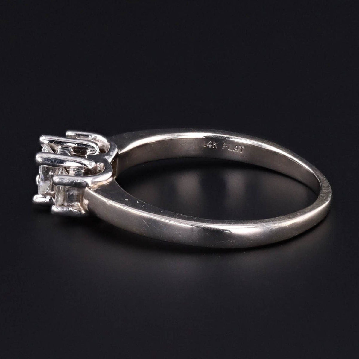 Vintage Past Present and Future Diamond Ring - Trademark Antiques