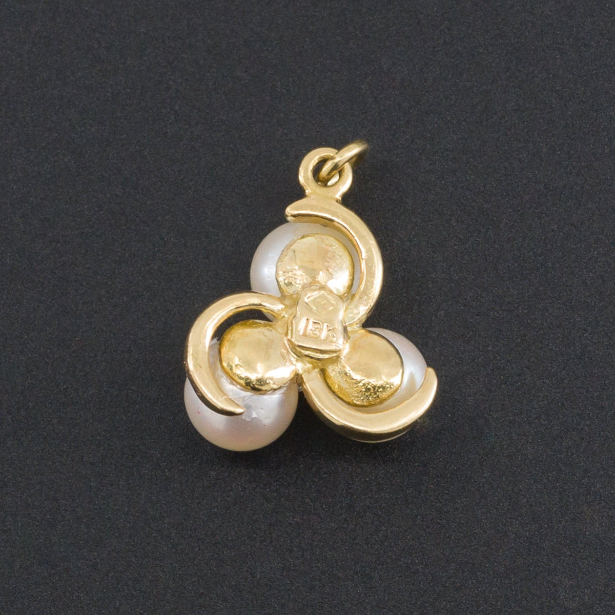 Vintage Pearl &amp; Diamond Charm | Vintage Charm - Trademark Antiques