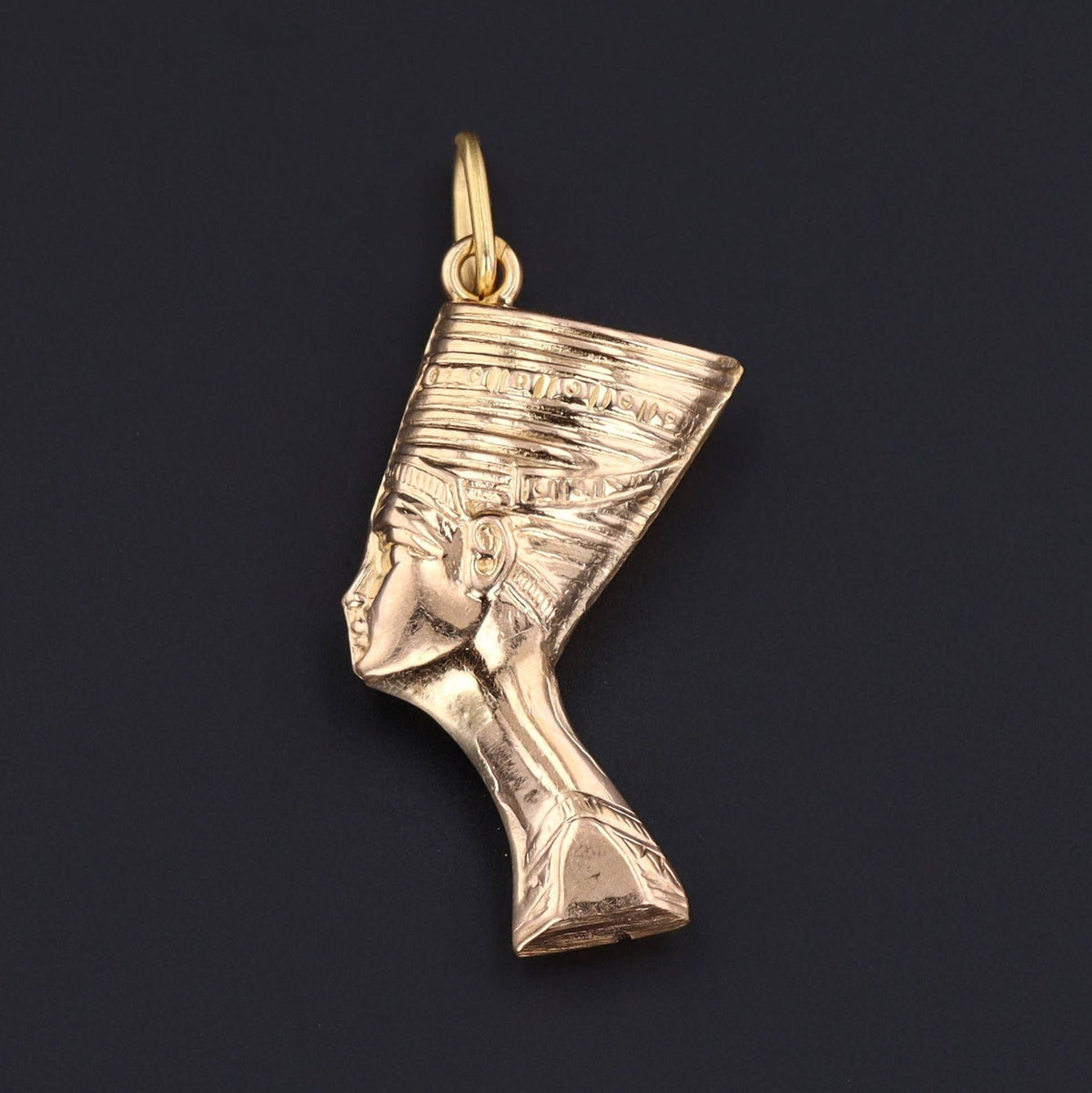 Vintage Pharaoh Pendant of 14k Gold - Trademark Antiques