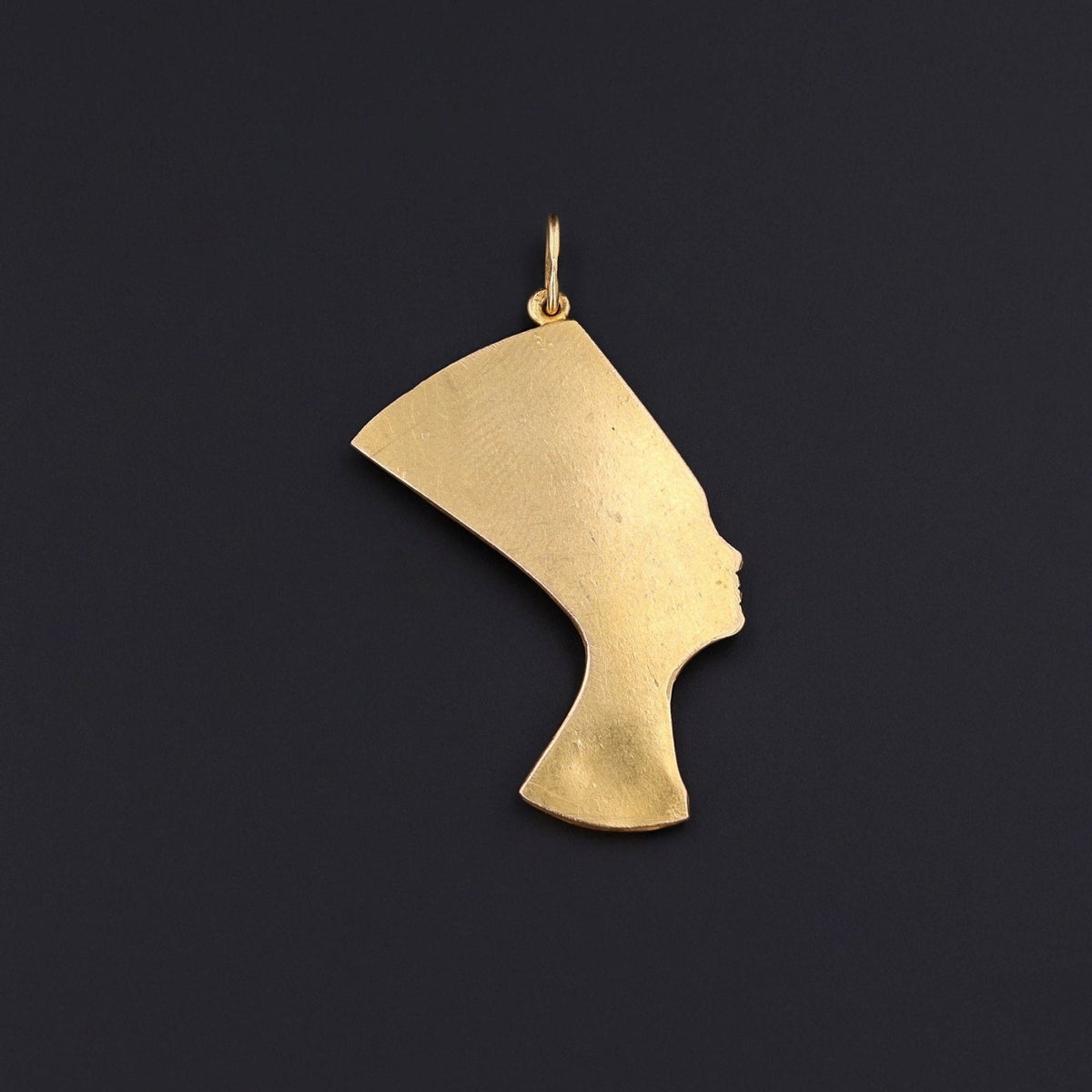 Vintage Pharaoh Pendant of 18k Gold - Trademark Antiques