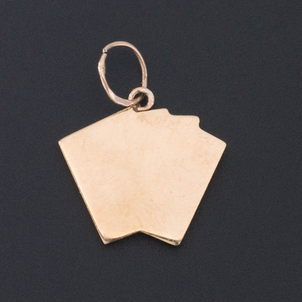Vintage Playing Cards Charm | 14k Gold Charm - Trademark Antiques