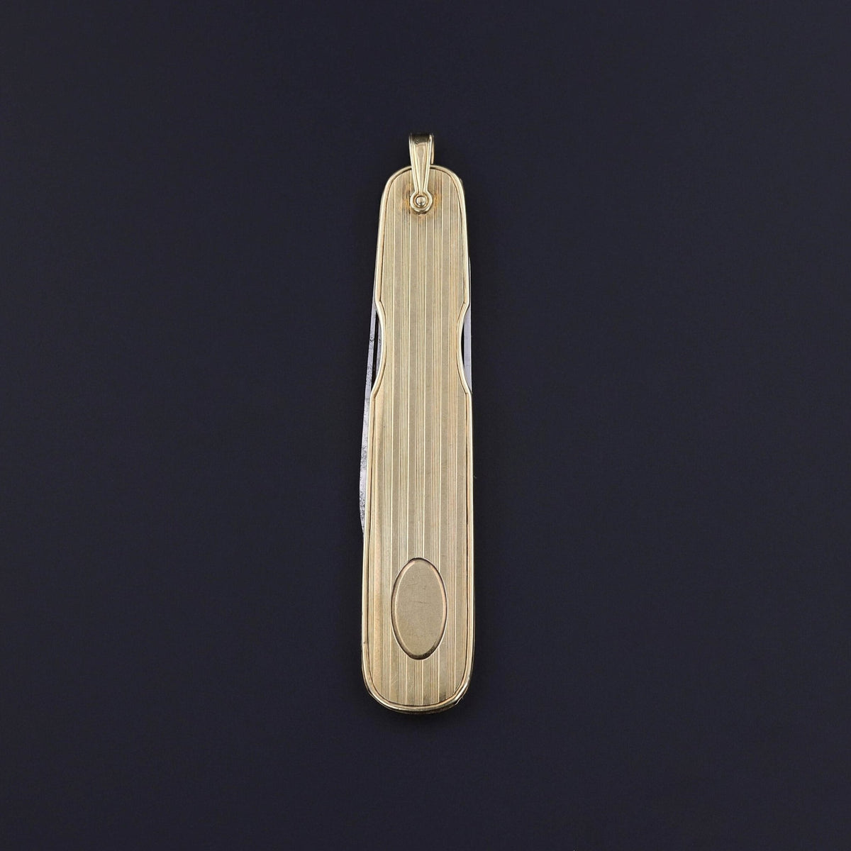 Vintage Pocket Knife Pendant of 14k Gold - Trademark Antiques