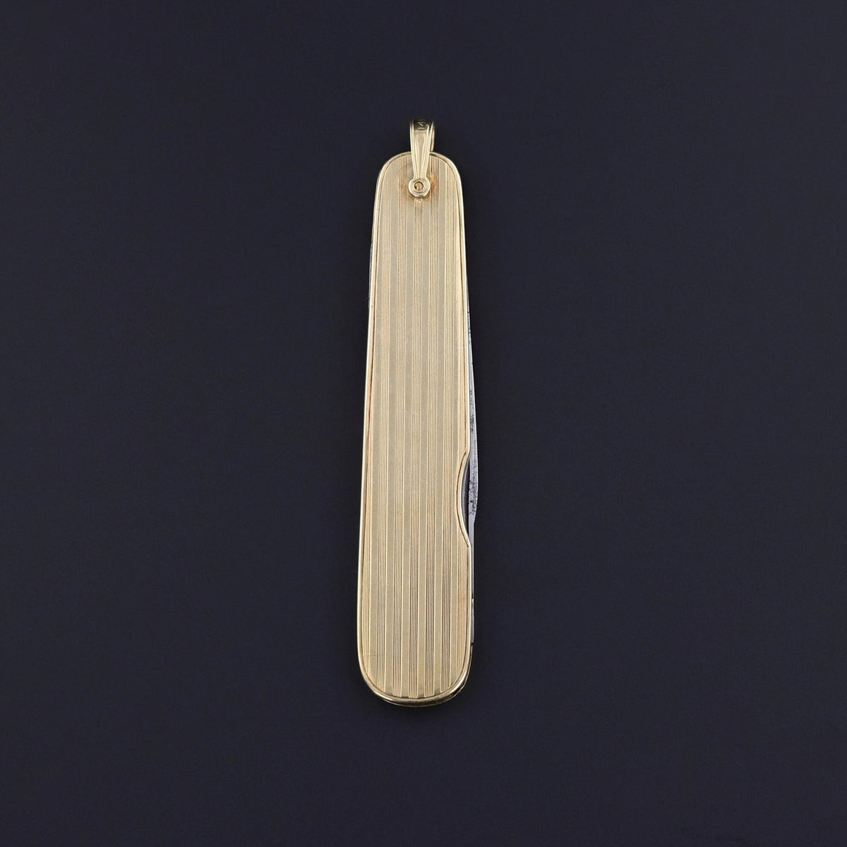 Vintage Pocket Knife Pendant of 14k Gold - Trademark Antiques