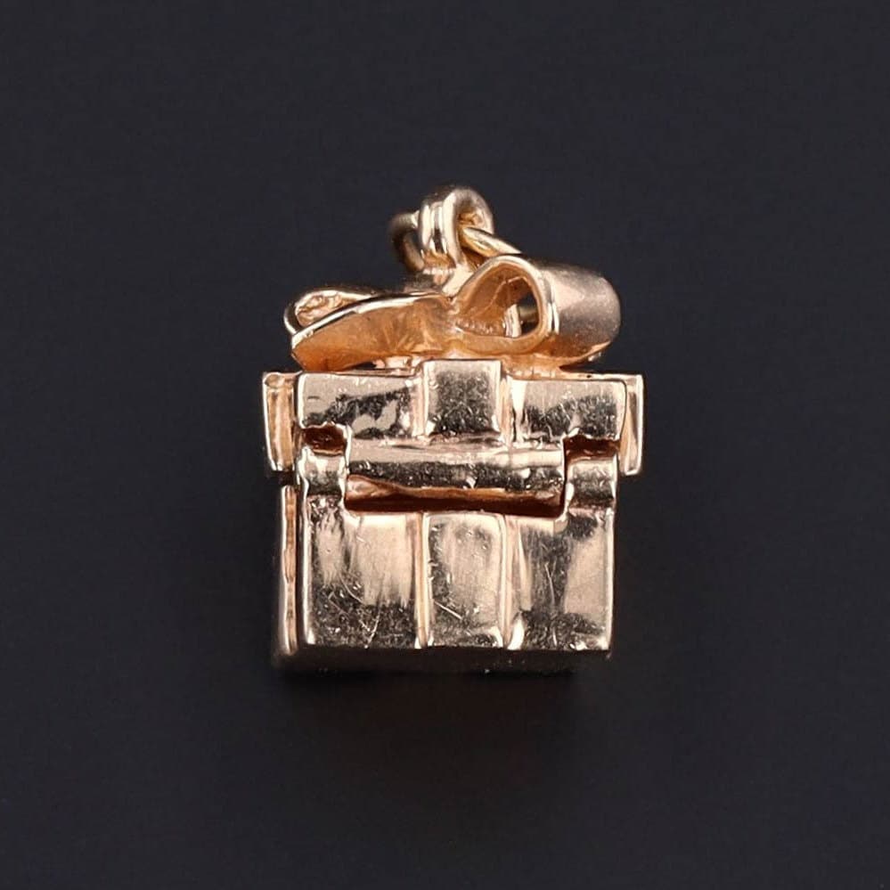 Vintage Present Charm | Moveable Charm - Trademark Antiques