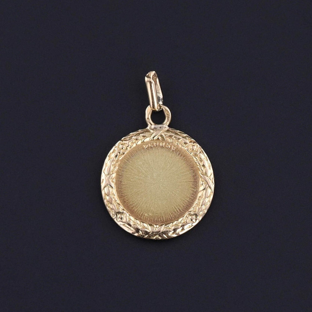 Vintage Qu'hier Que Demain Charm of 18k Gold - Trademark Antiques