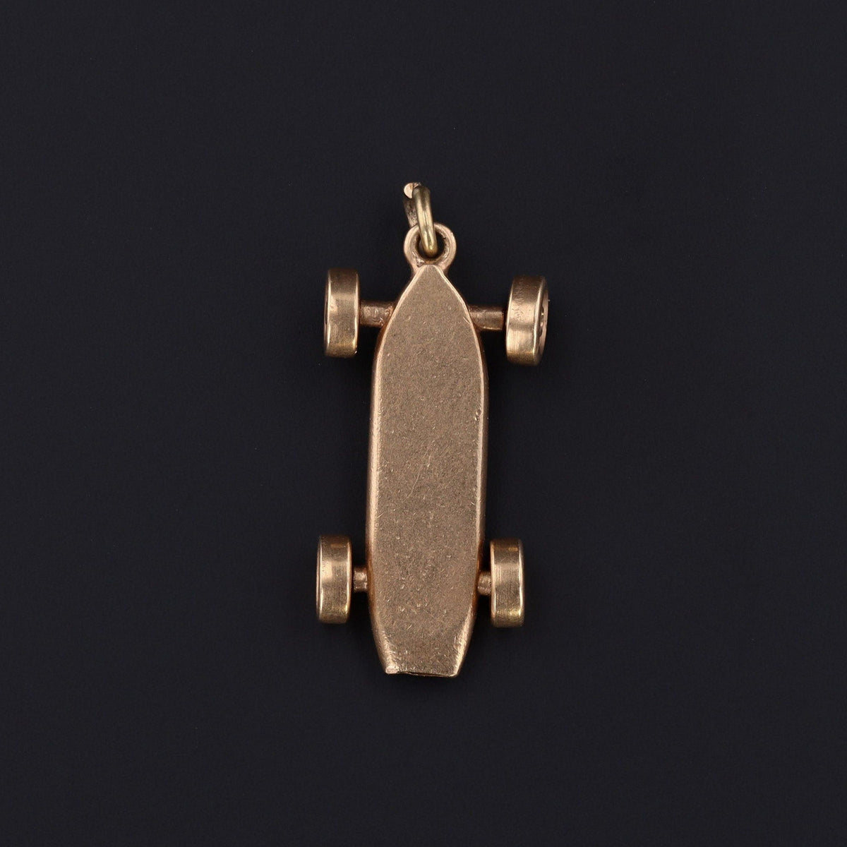 Vintage Race Car Charm of 14k Gold - Trademark Antiques