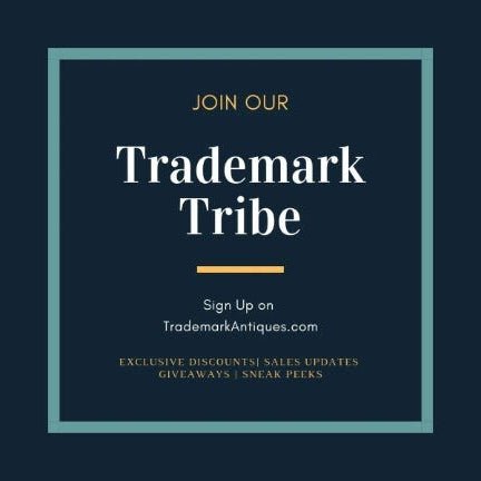 Vintage Sapphire Ring | Synthetic Sapphire &amp; Enamel Ring - Trademark Antiques