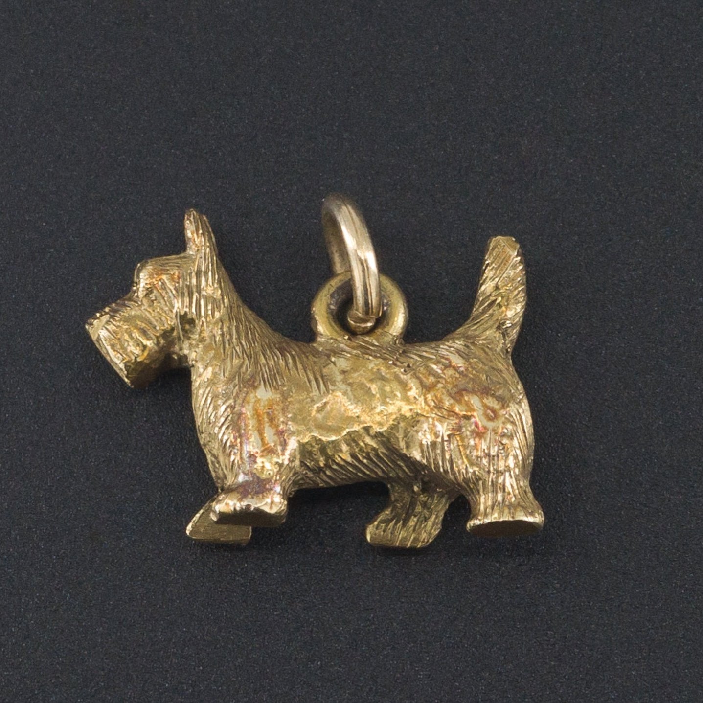 Vintage Scottie Dog Charm | Dog Charm - Trademark Antiques