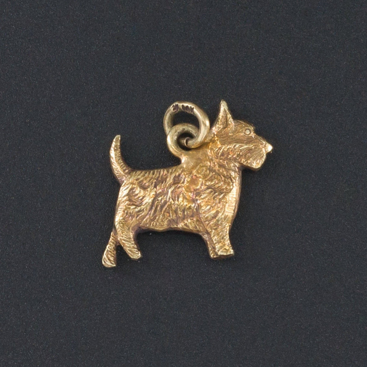 Vintage Scottie Dog Charm | Dog Charm - Trademark Antiques
