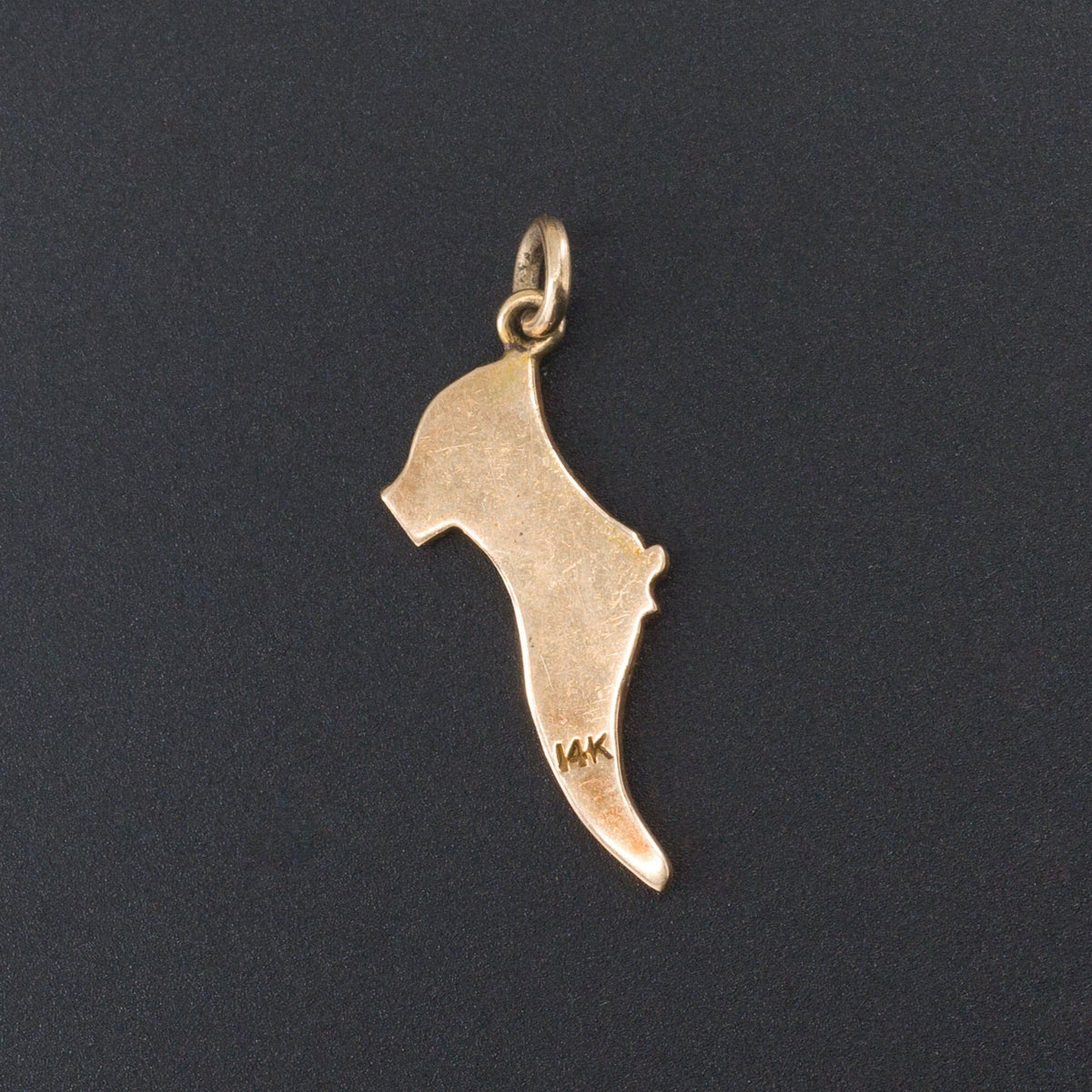 Vintage Shoe Charm | 14k Gold Shoe Charm - Trademark Antiques