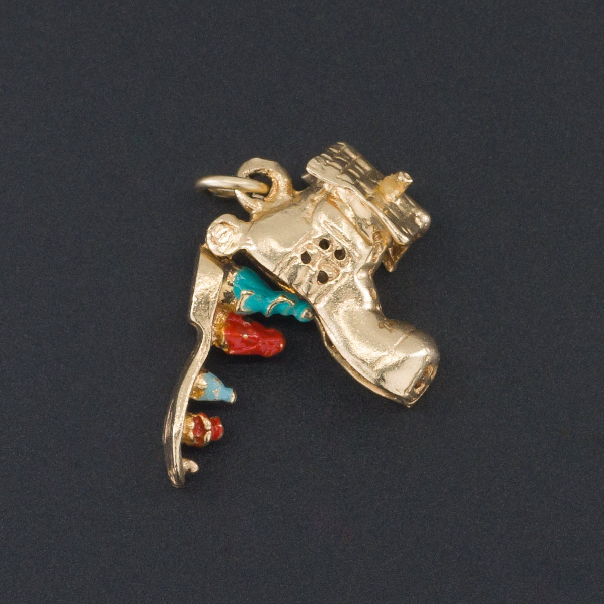 Vintage Shoe Charm | 14k Gold Shoe Charm - Trademark Antiques