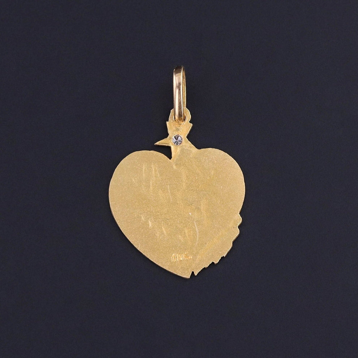 Vintage Shooting Star Pendant of 18k Gold - Trademark Antiques