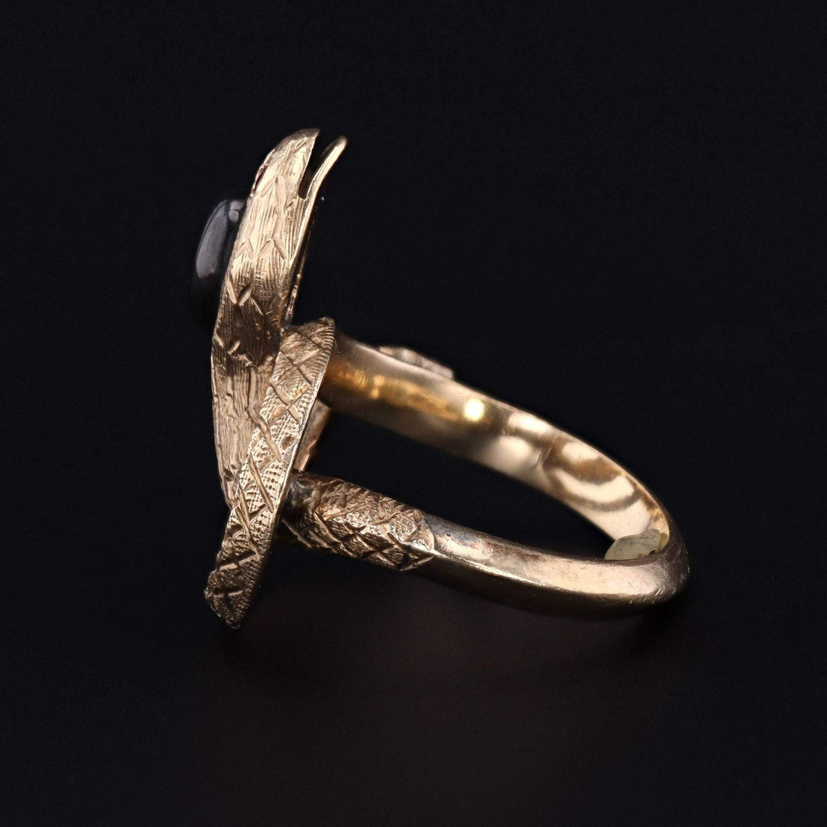 Vintage Snake Ring | Star Sapphire Snake Ring - Trademark Antiques
