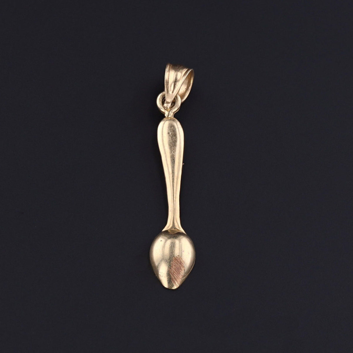 Vintage Spoon Pendant | 10k Gold Spoon Charm - Trademark Antiques