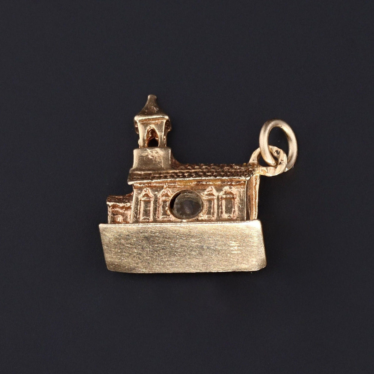 Vintage Stanhope Church Charm | 14k Gold Charm or Pendant - Trademark Antiques
