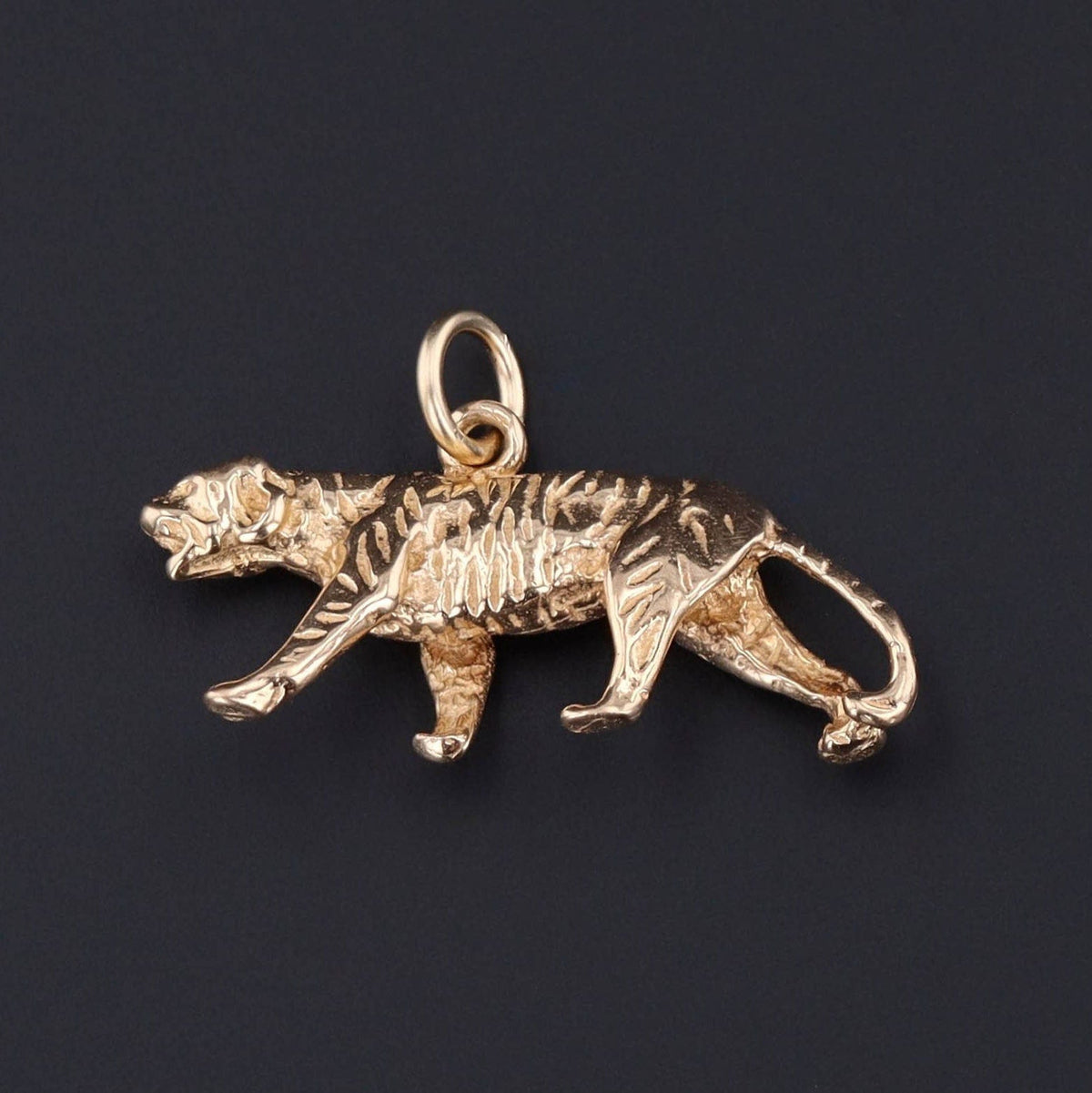 Vintage Tiger Charm | Tiger Charm - Trademark Antiques