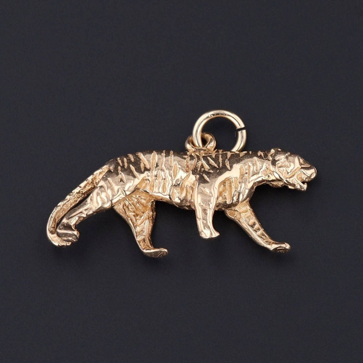 Vintage Tiger Charm | Tiger Charm - Trademark Antiques