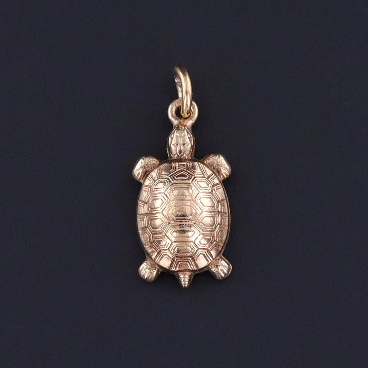Vintage Turtle Charm of 12ct Gold - Trademark Antiques