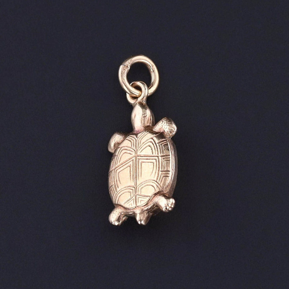 Vintage Turtle Charm of 12ct Gold - Trademark Antiques