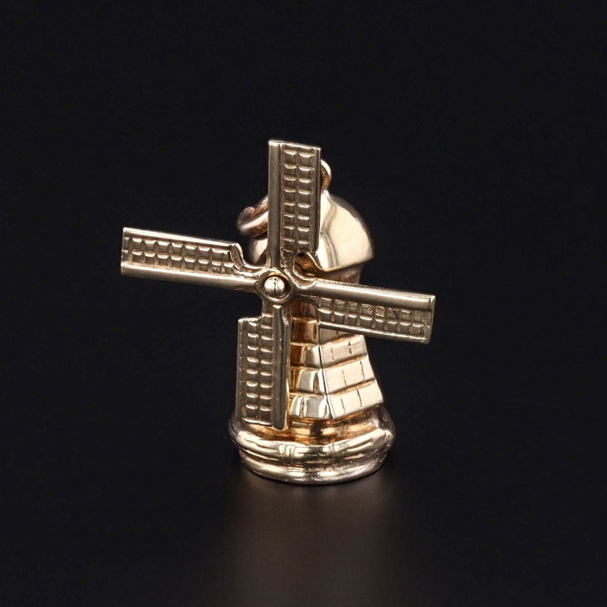 Vintage Windmill Charm of 14k Gold - Trademark Antiques