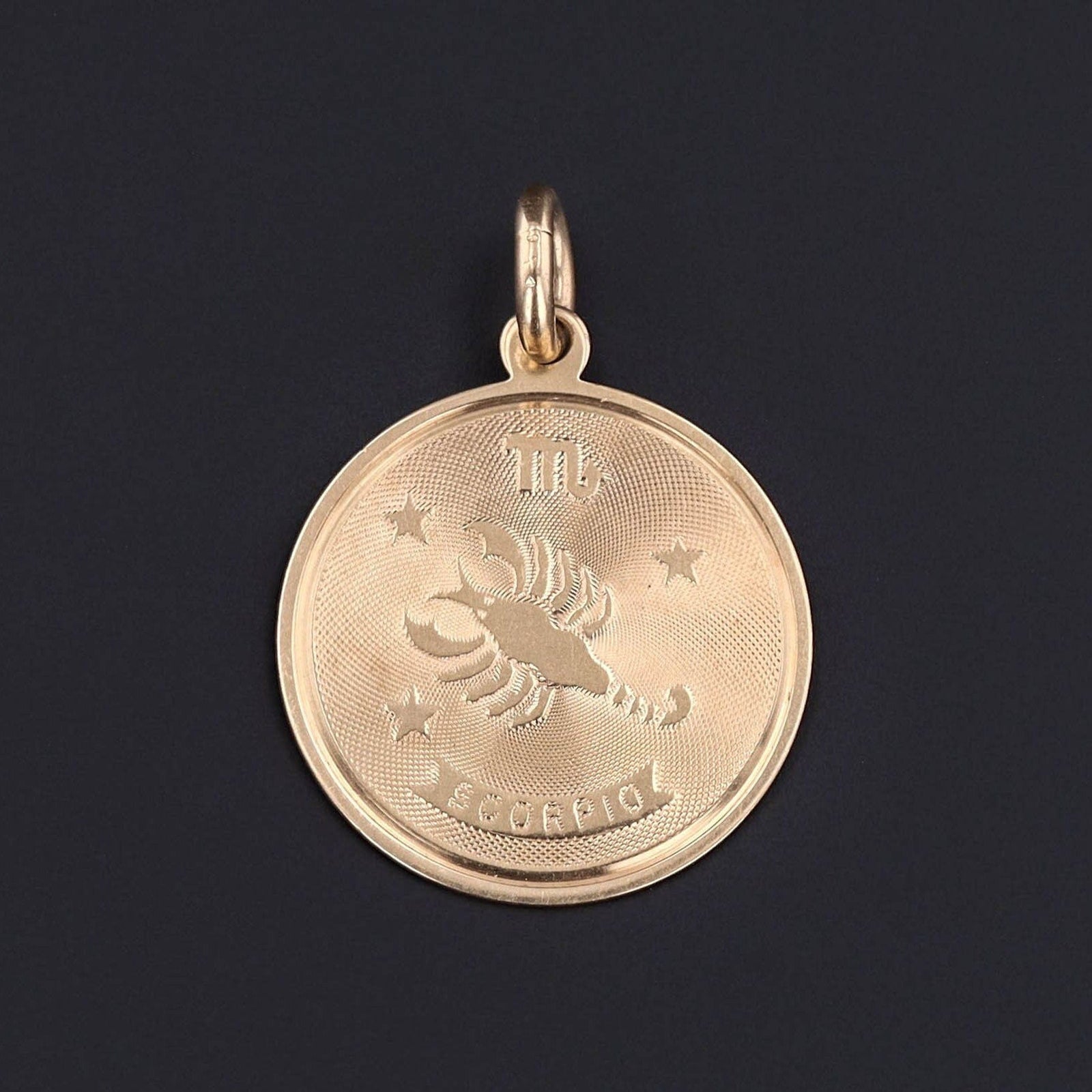Vintage Zodiac Charm | Scorpio Charm - Trademark Antiques