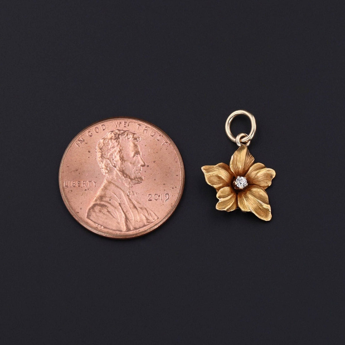 Violet Charm | Flower Charm - Trademark Antiques