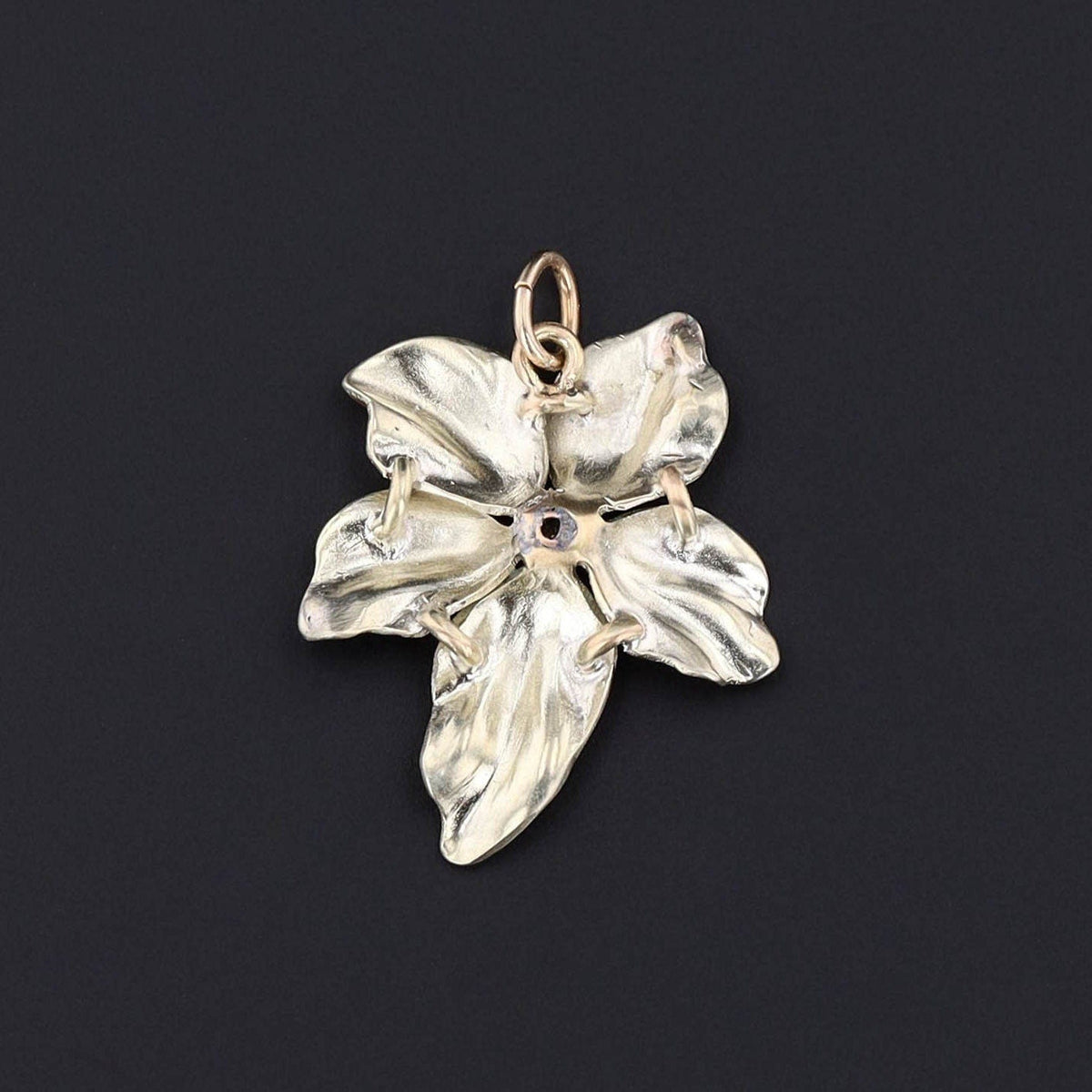 Violet Charm | Pink Flower Pendant - Trademark Antiques