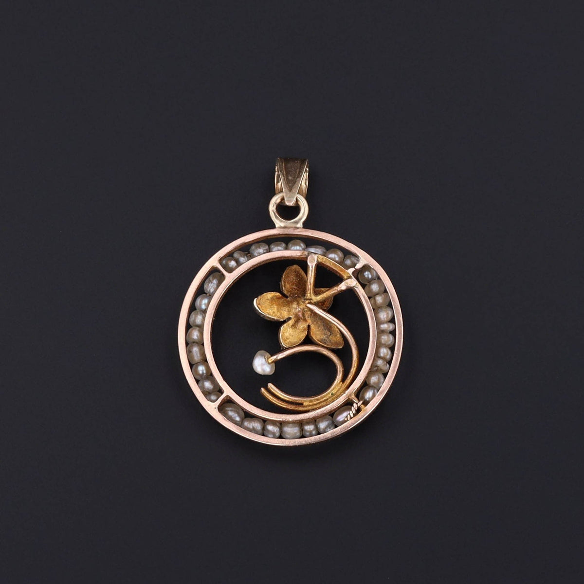 Violet Pendant | Antique Pendant - Trademark Antiques