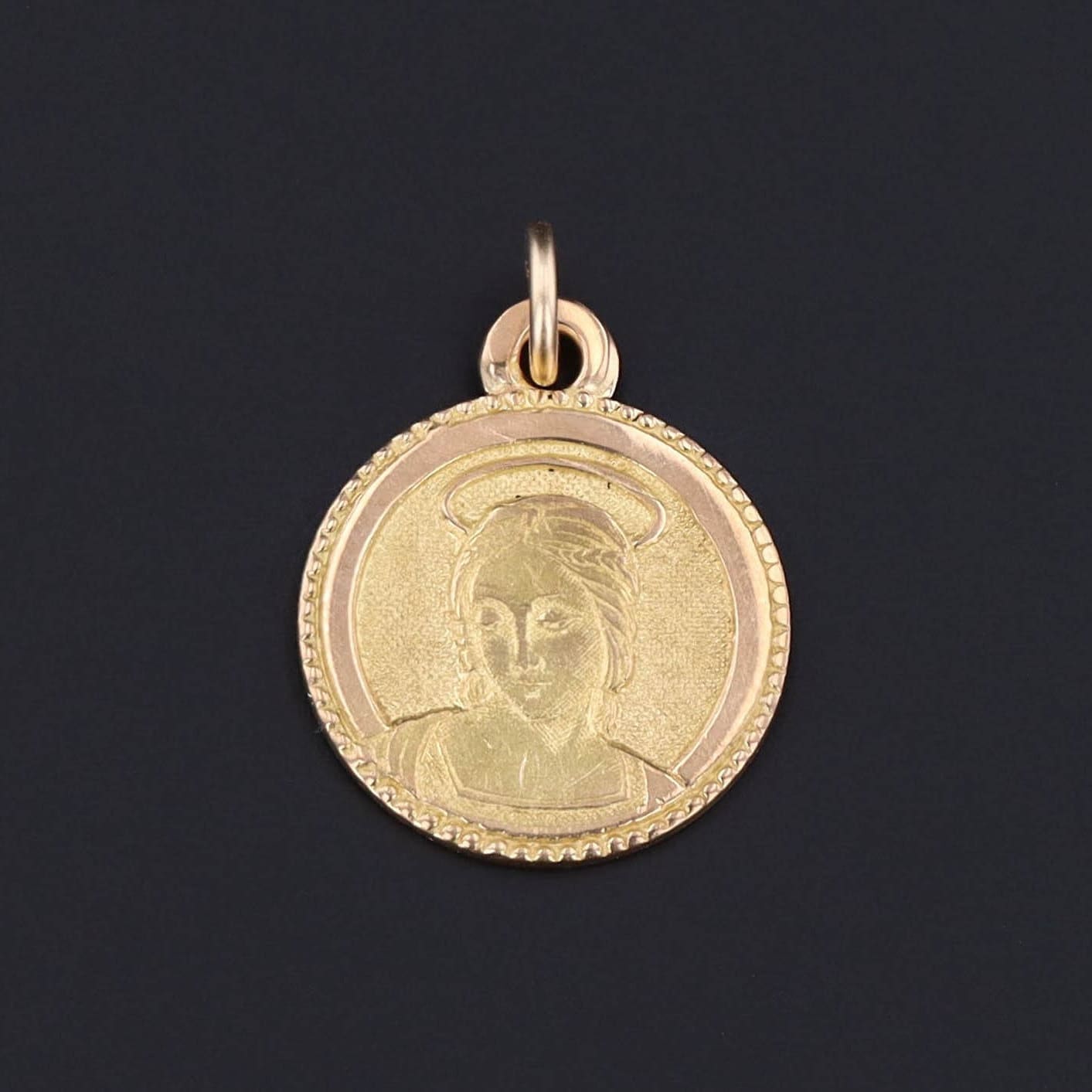 Virgin Mary Pendant | Blessed Mother Pendant - Trademark Antiques