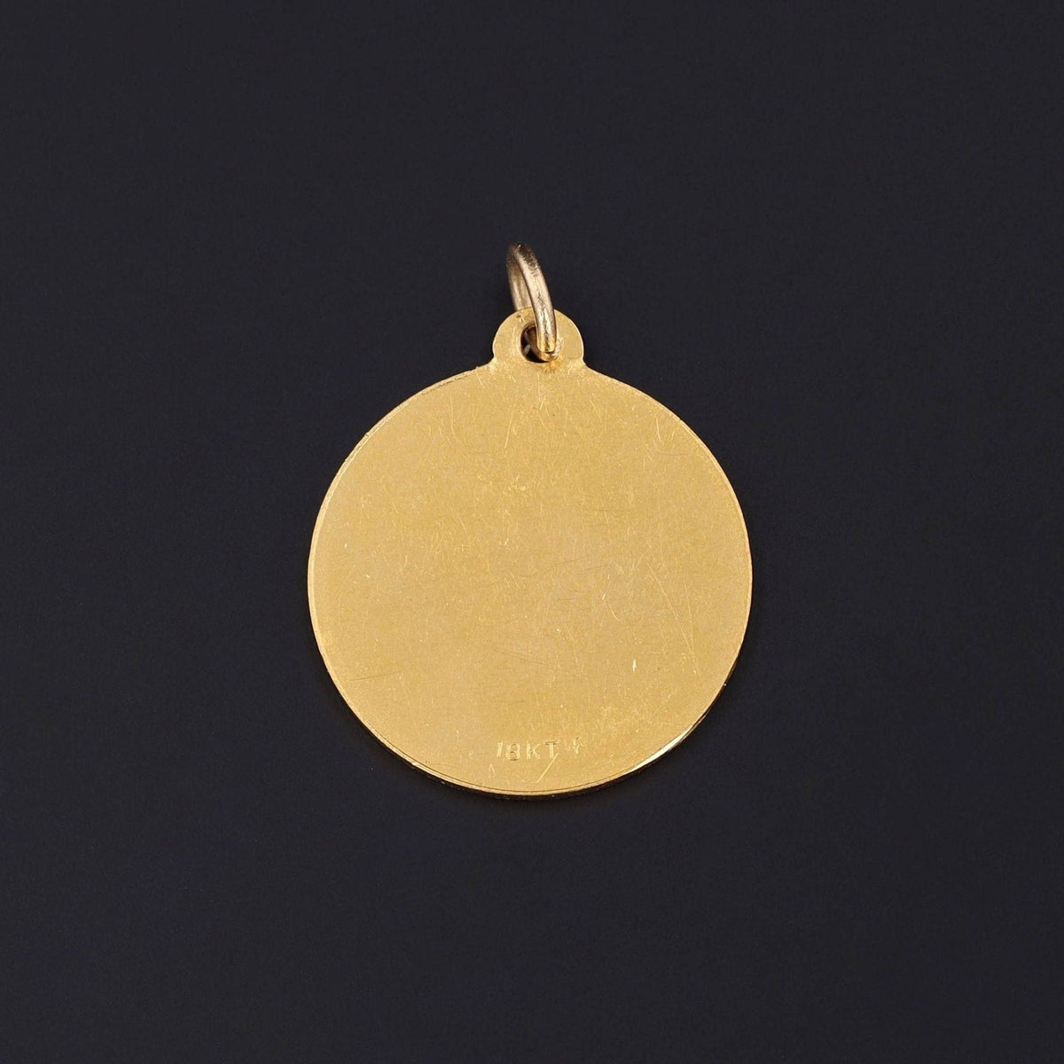 Virgo Pendant | 18k Gold Pendant - Trademark Antiques