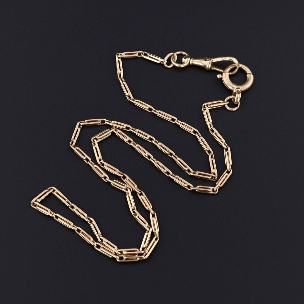 Watch Chain Necklace | Antique Watch Chain - Trademark Antiques