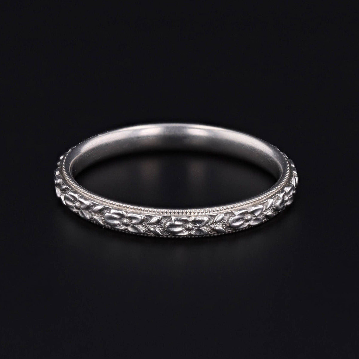 Wedding Band | Flower Ring - Trademark Antiques