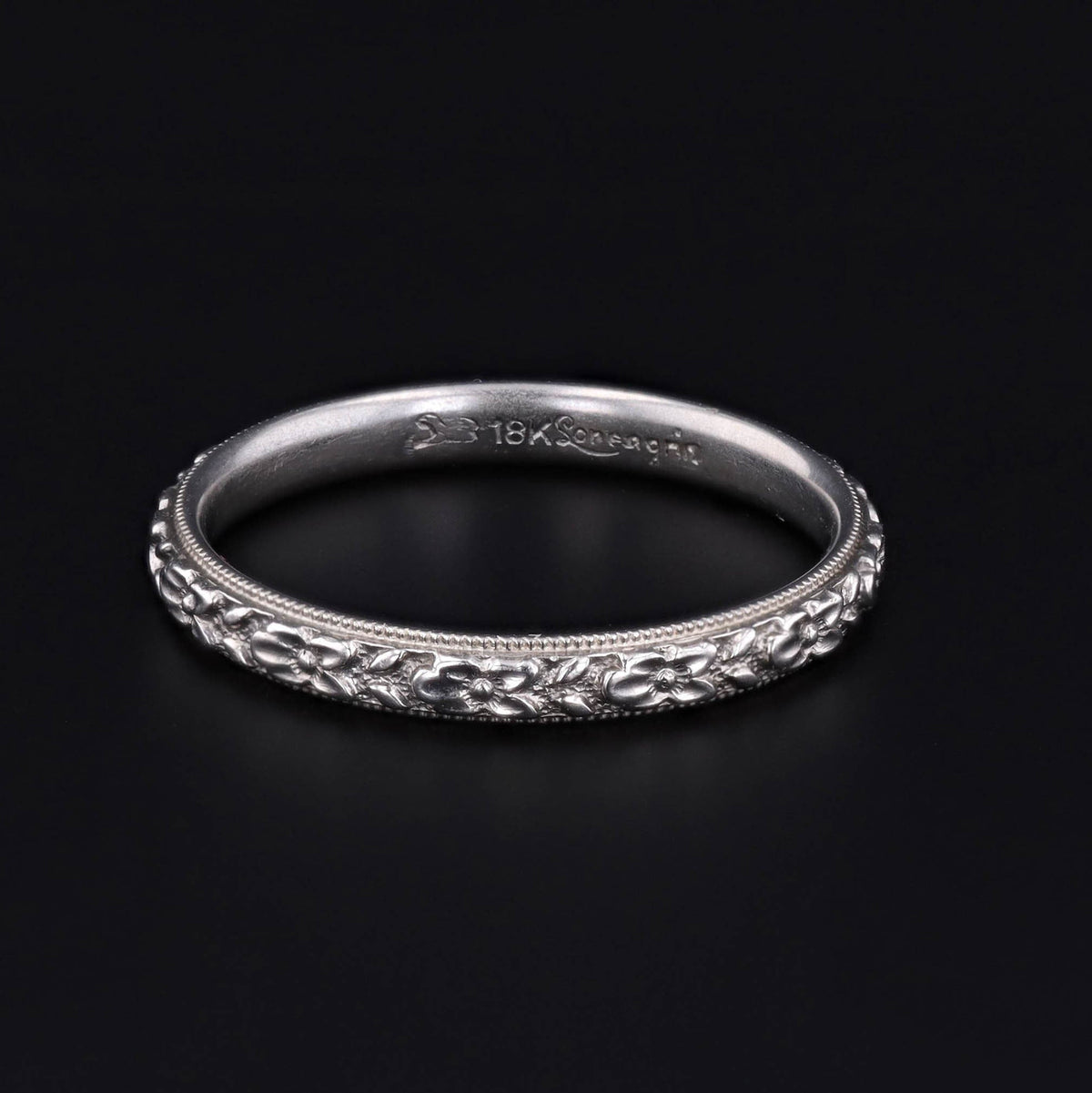 Wedding Band | Flower Ring - Trademark Antiques