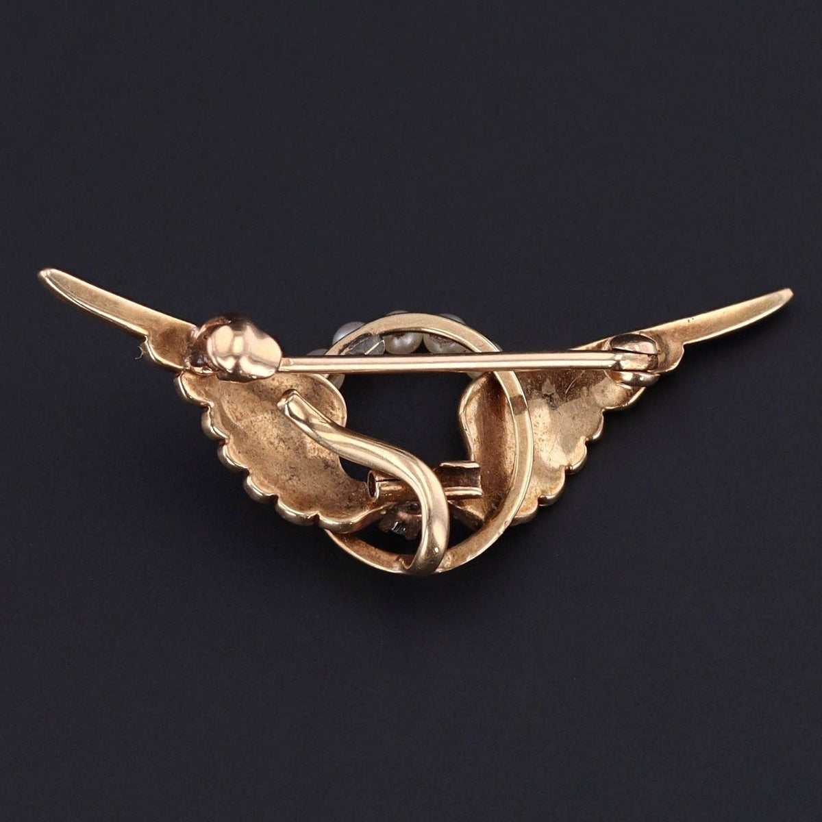 Wings Brooch | Antique Pin - Trademark Antiques