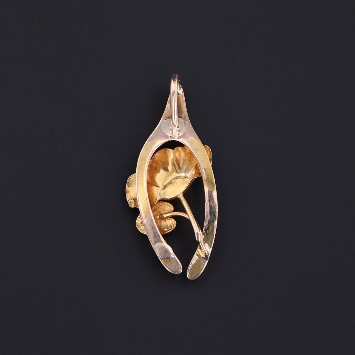 Wishbone Pendant | Antique Pin Conversion - Trademark Antiques