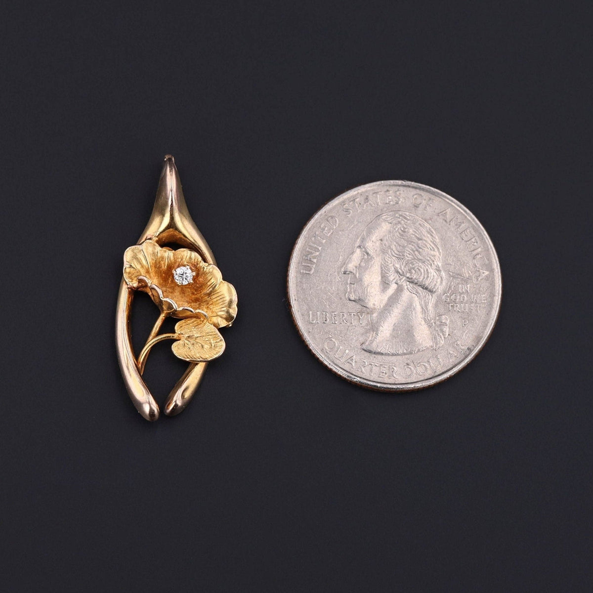 Wishbone Pendant | Antique Pin Conversion - Trademark Antiques