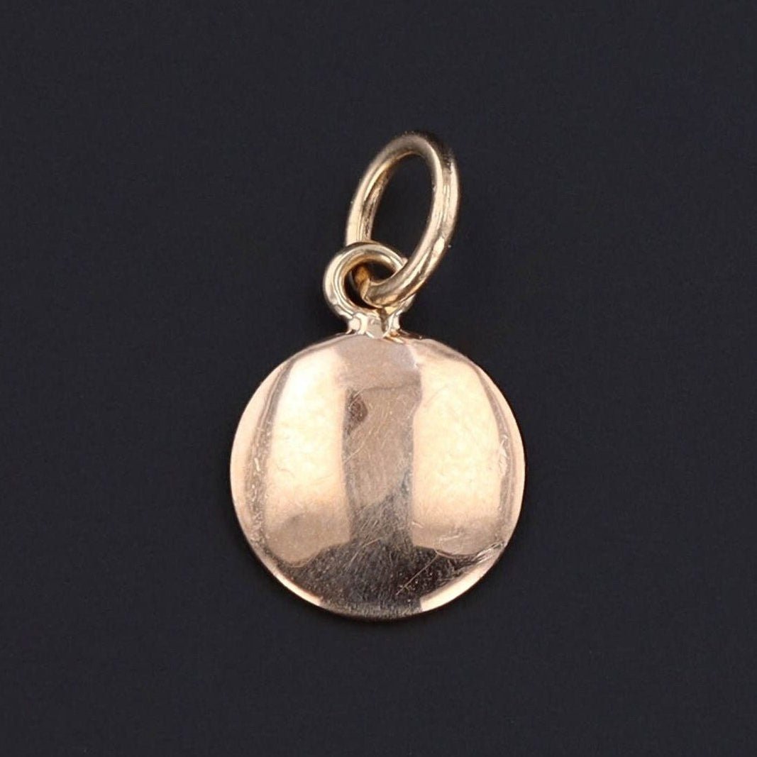 Woman and Birds Charm | Vintage 14k Charm - Trademark Antiques